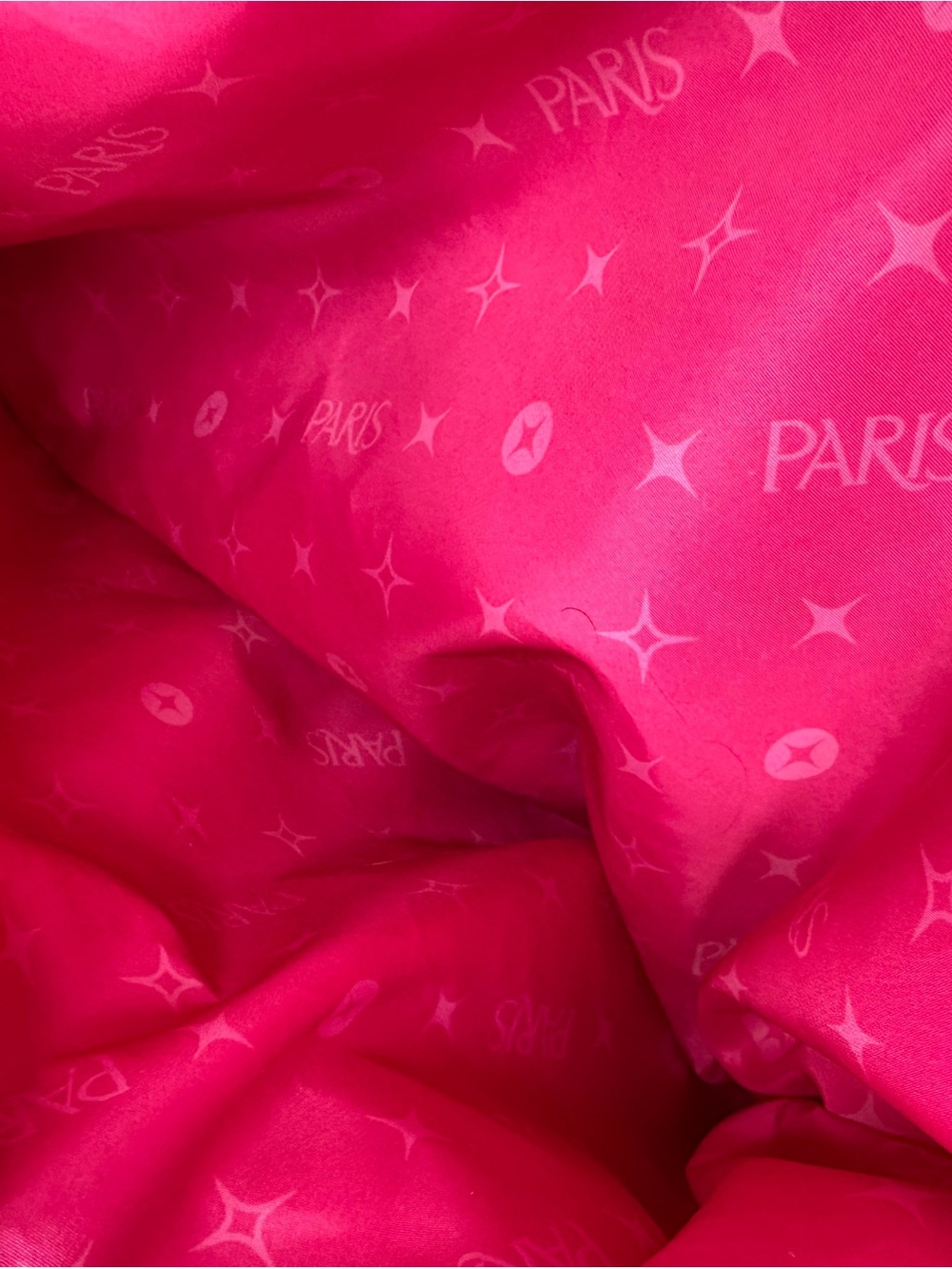 Paris Hilton Iridescent Pink Puffer Tote Bag - Picture 5 of 7